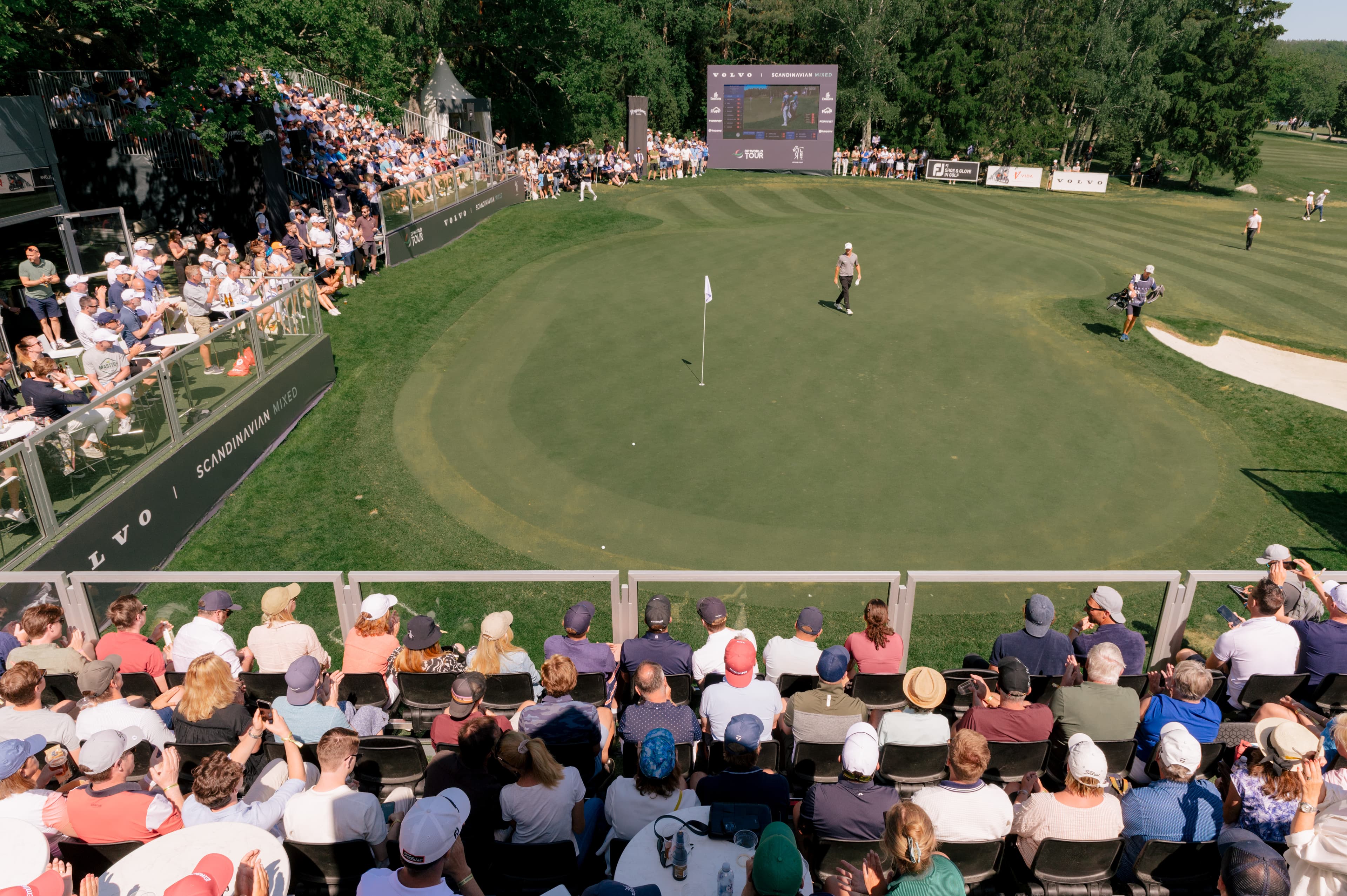 Golf player during a Swedish tournament